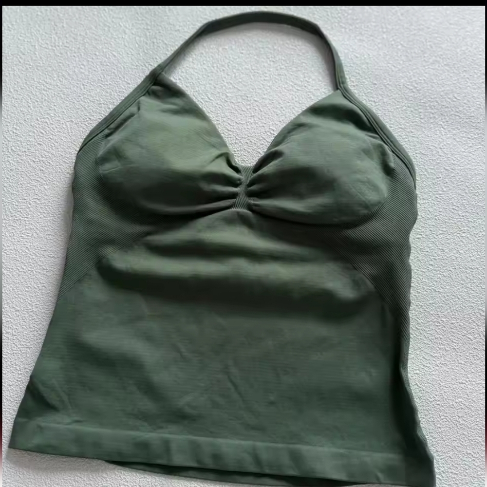 Green Halter Neck Top